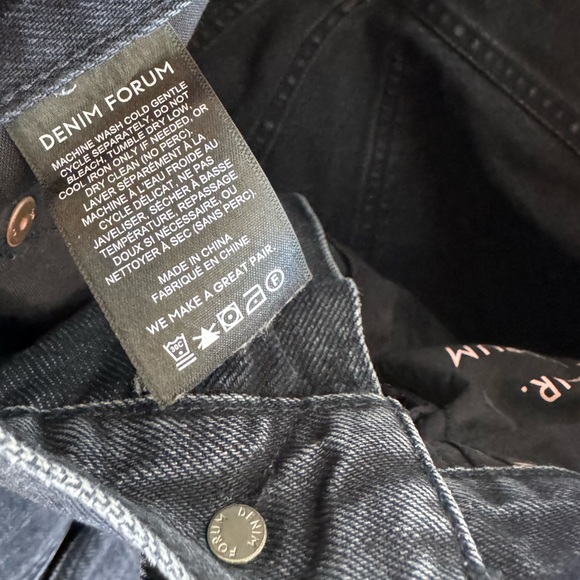 Denim Forum The Gia High Rise Carrot Jeans Size 28L NWOT - Picture 4 of 7